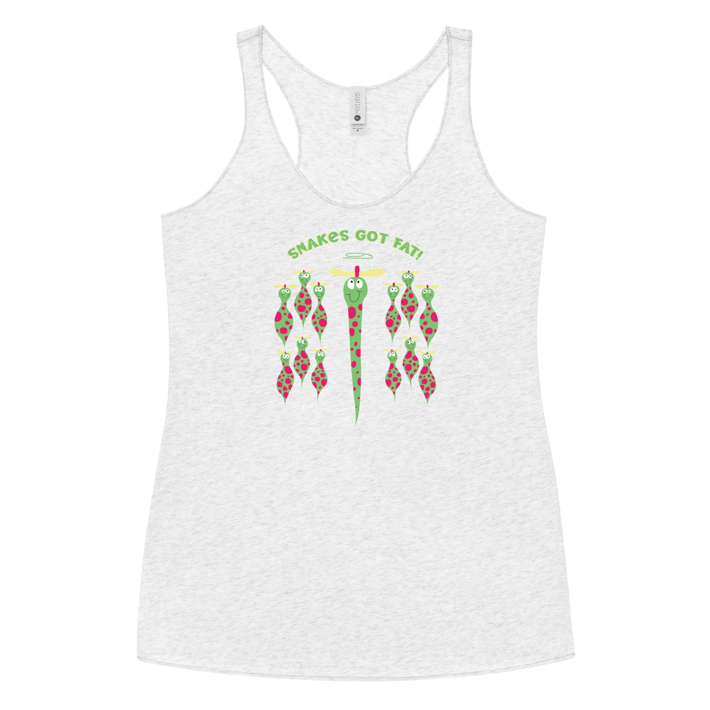 Snakes got Fat! - Women's Racerback Tank
