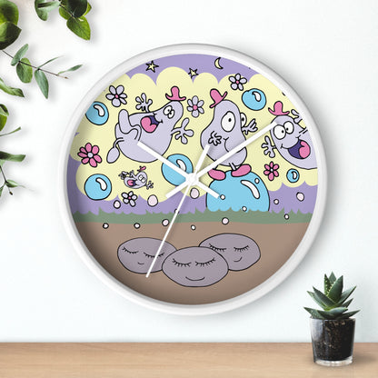 Dreaming Potatoes - Wall Clock