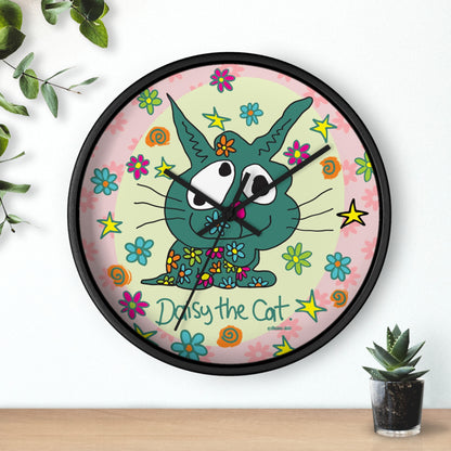 Daisy the Cat - Wall Clock