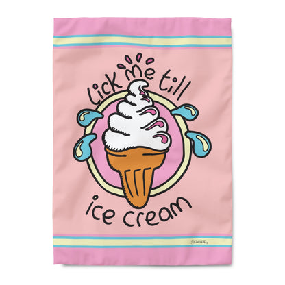 Lick me 'till Ice Cream - Spaghetti Head Duvet Cover