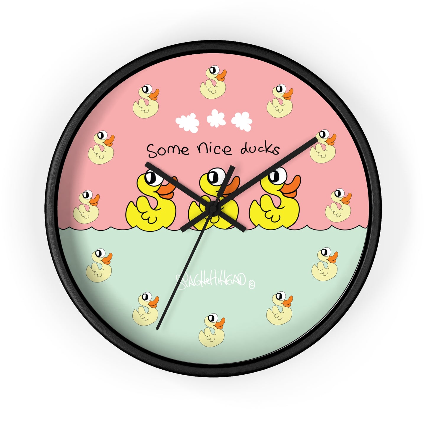 Some nice ducks - Wall Clock