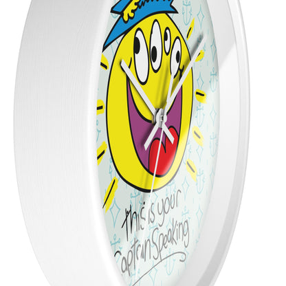 This is your Captain Speaking - Wall Clock