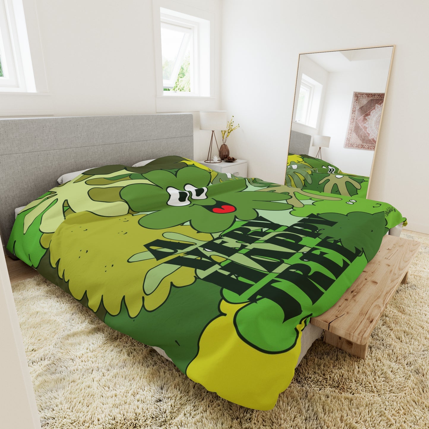 A Very happy Tree - Spaghetti Head Duvet Cover