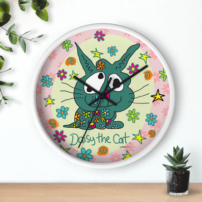 Daisy the Cat - Wall Clock