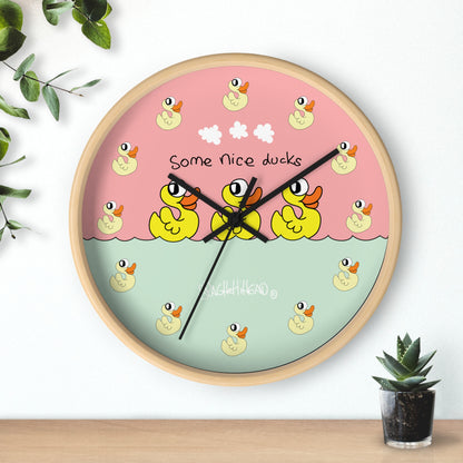 Some nice ducks - Wall Clock