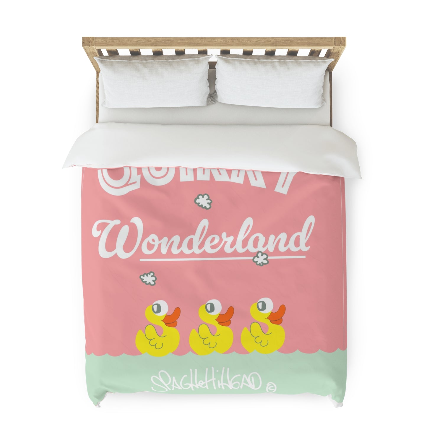 Quirky Wonderland - Spaghetti Head Duvet Cover