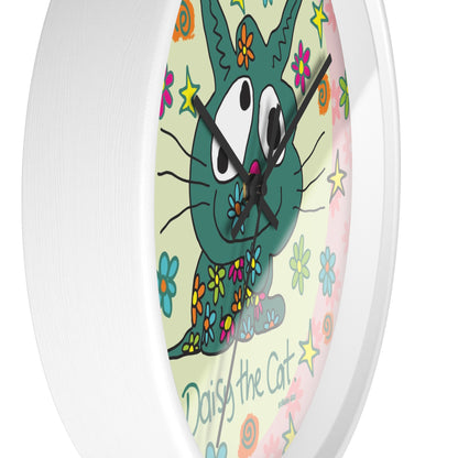 Daisy the Cat - Wall Clock