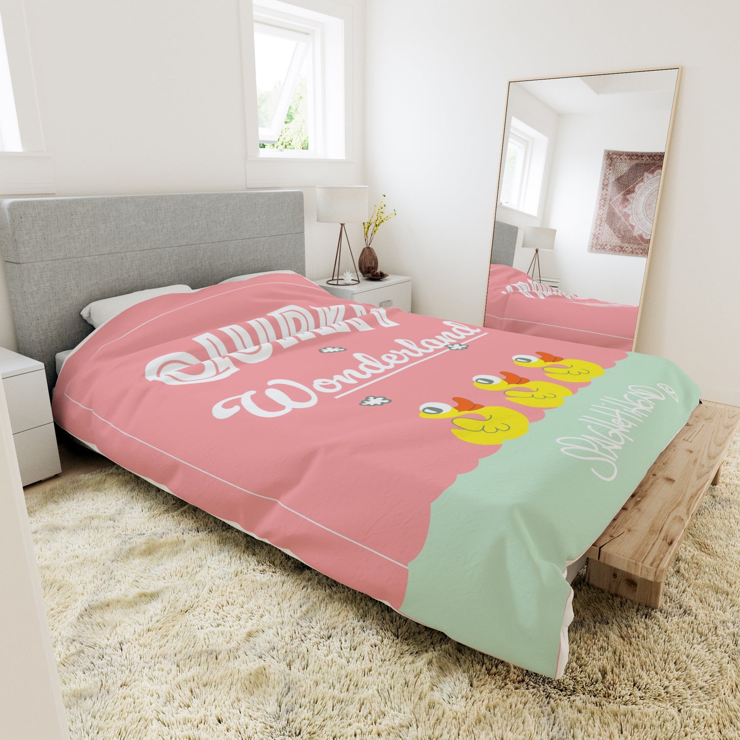 Quirky Wonderland - Spaghetti Head Duvet Cover