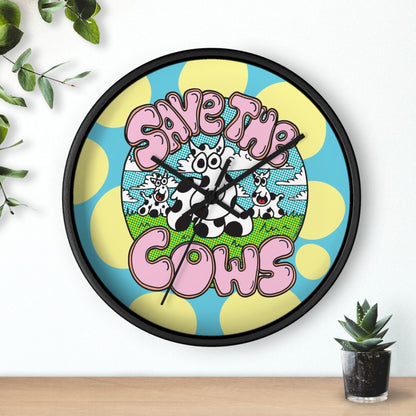 Save the Cows - Wall Clock