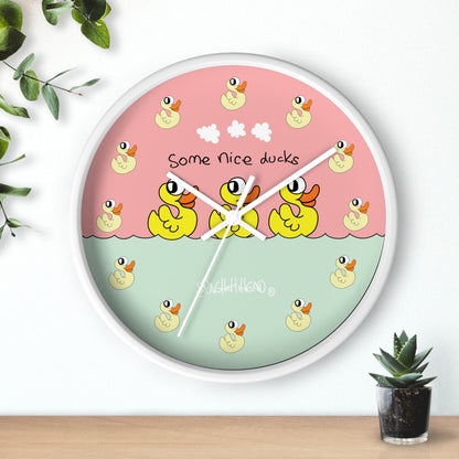 Some nice ducks - Wall Clock