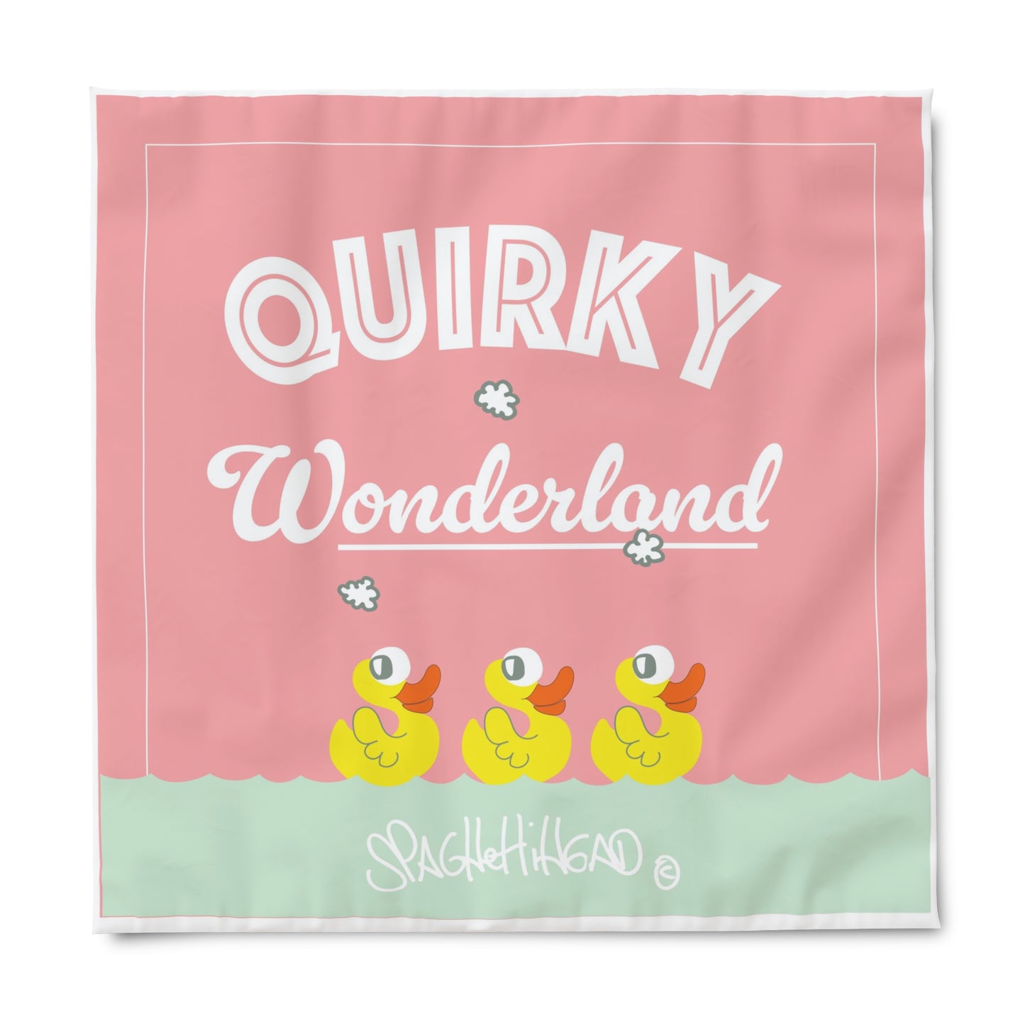 Quirky Wonderland - Spaghetti Head Duvet Cover