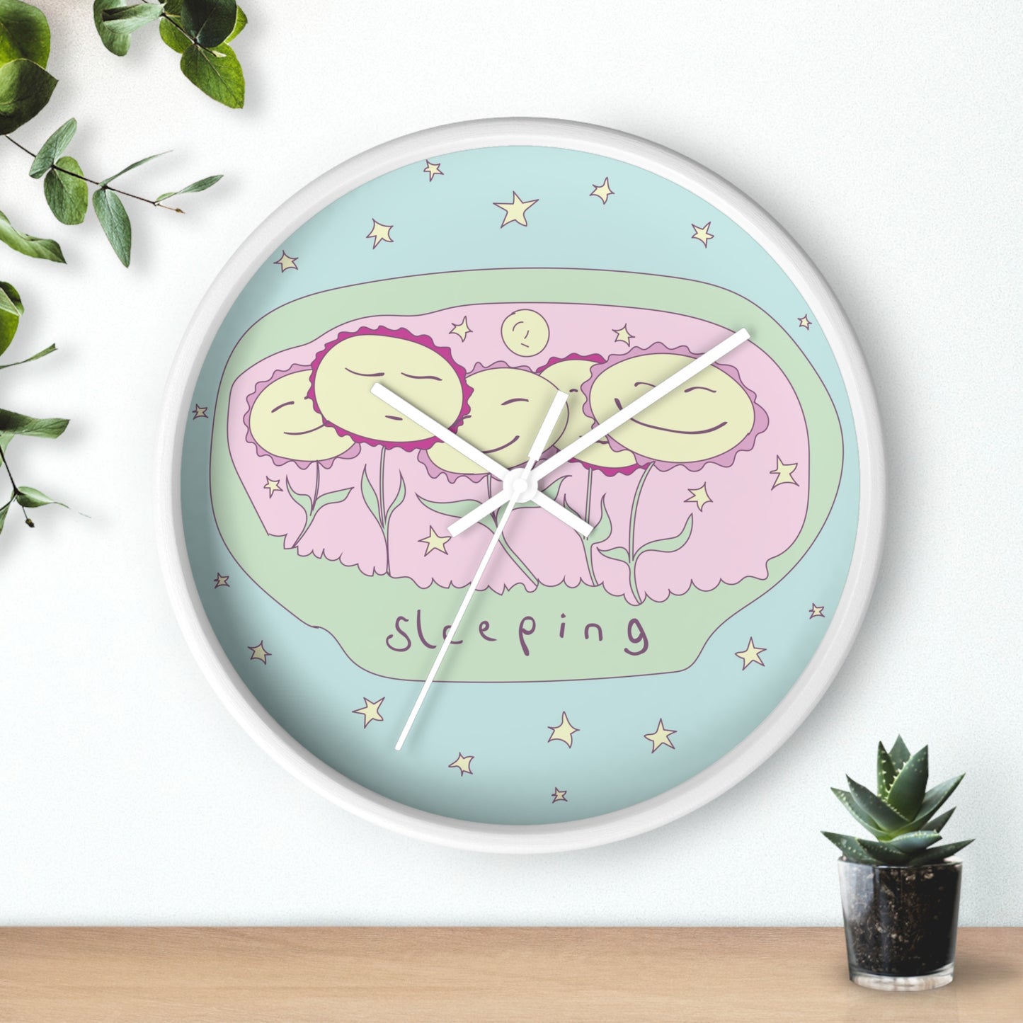 Sleeping - Wall Clock