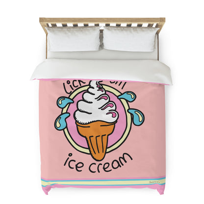 Lick me 'till Ice Cream - Spaghetti Head Duvet Cover