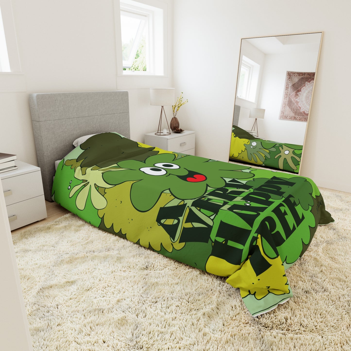 A Very happy Tree - Spaghetti Head Duvet Cover