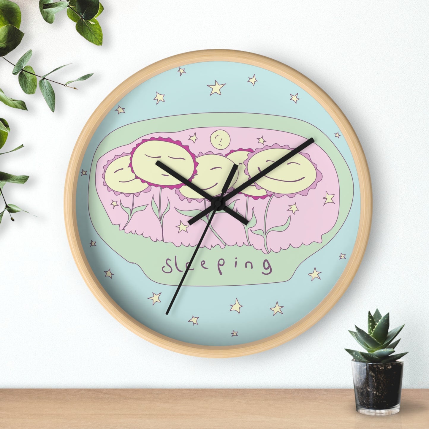 Sleeping - Wall Clock