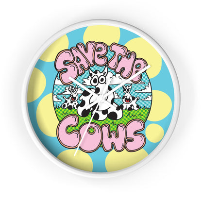 Save the Cows - Wall Clock