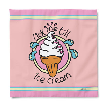 Lick me 'till Ice Cream - Spaghetti Head Duvet Cover