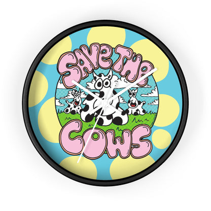 Save the Cows - Wall Clock