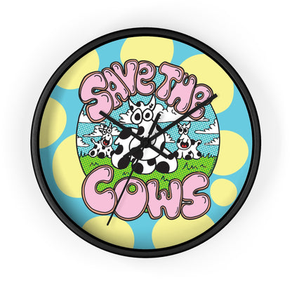 Save the Cows - Wall Clock