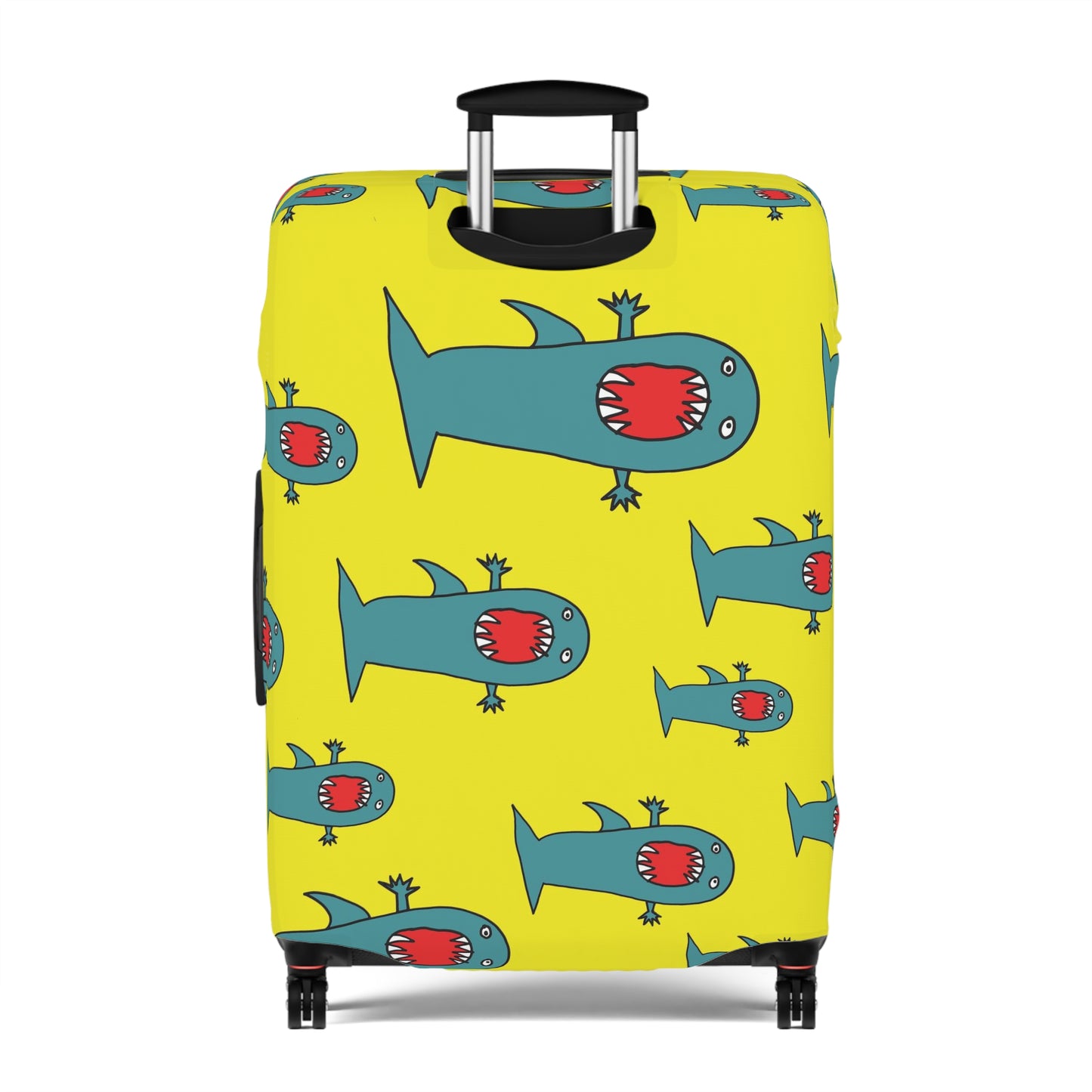 Oh no, a shark - Luggage Cover