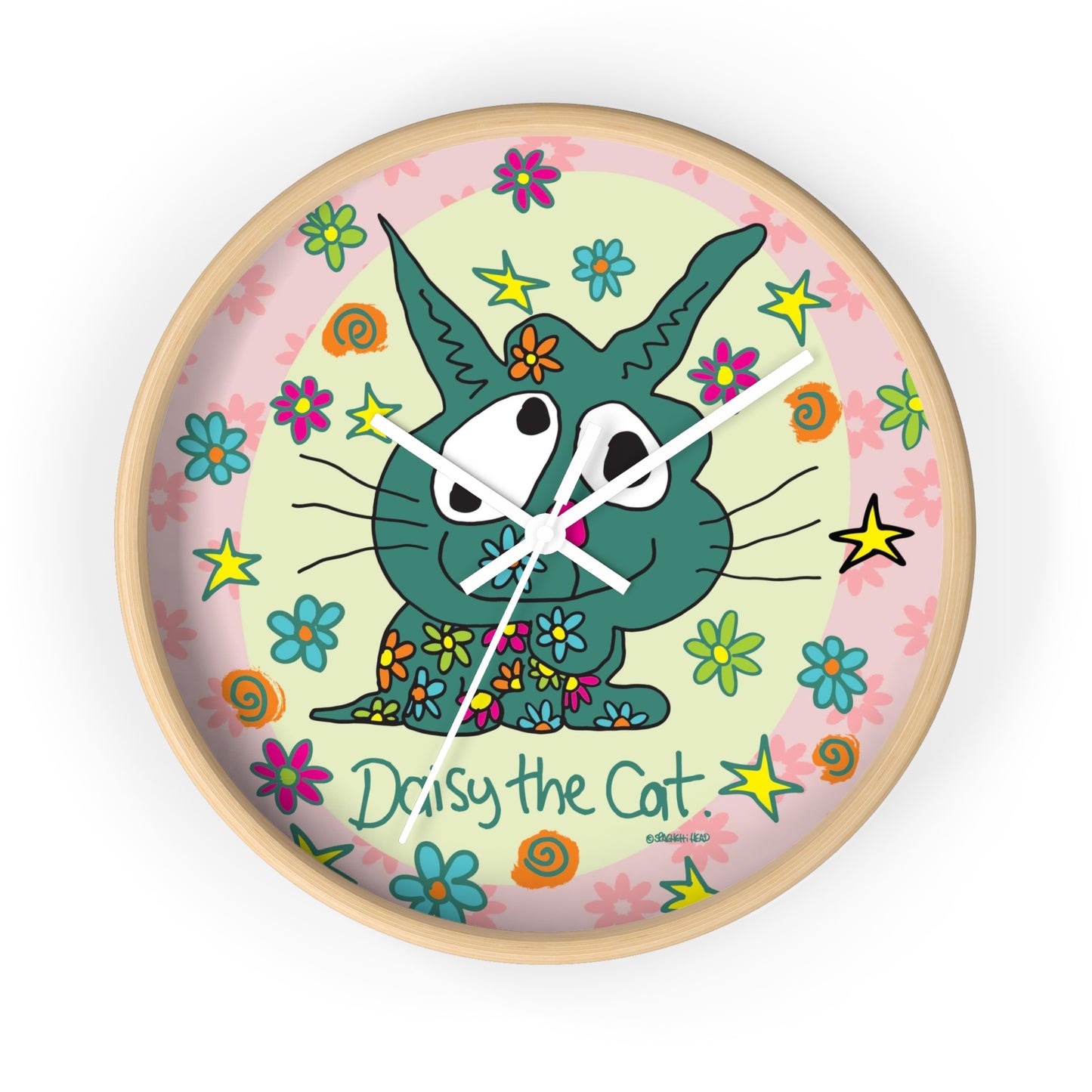 Daisy the Cat - Wall Clock