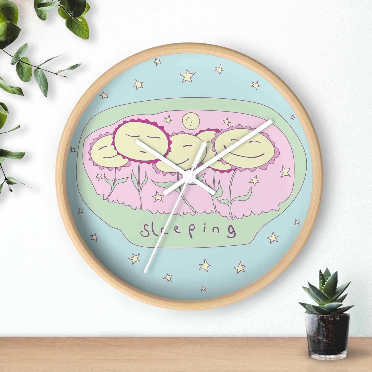 Sleeping - Wall Clock