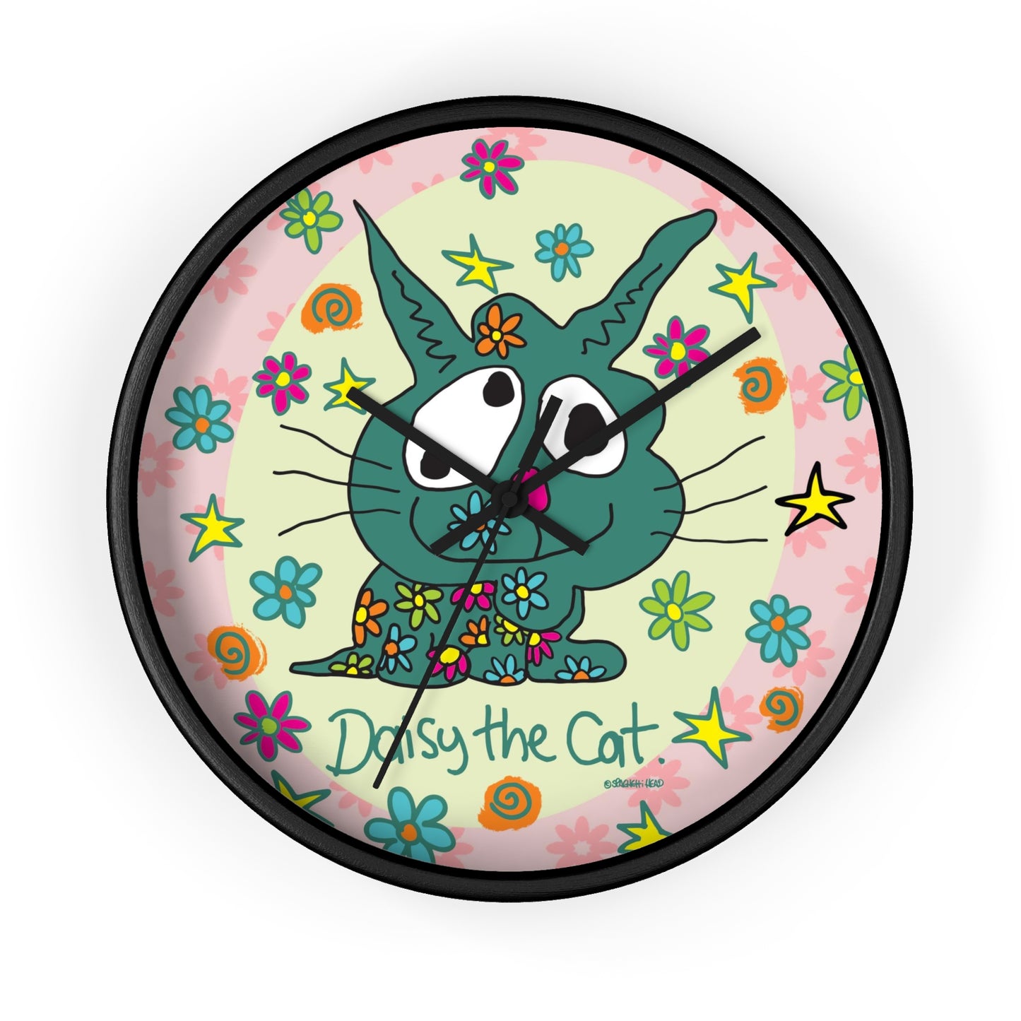 Daisy the Cat - Wall Clock