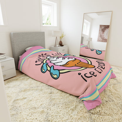 Lick me 'till Ice Cream - Spaghetti Head Duvet Cover