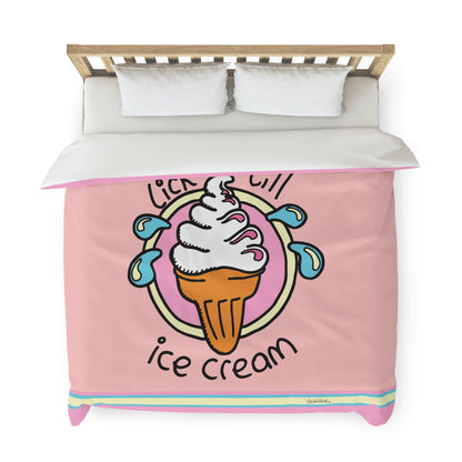 Lick me 'till Ice Cream - Spaghetti Head Duvet Cover