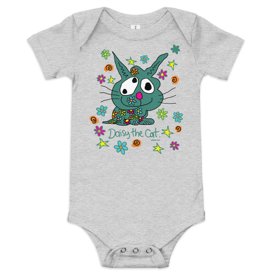 Daisy the Cat - Baby short sleeve one piece