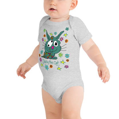 Daisy the Cat - Baby short sleeve one piece