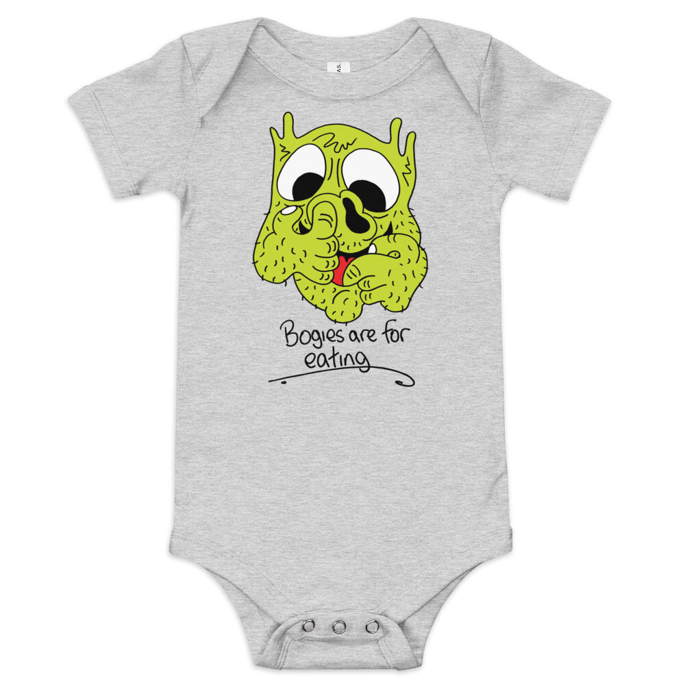 Bogies are for eating! - Baby short sleeve one piece