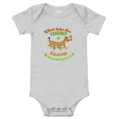 What's better than Tennis? - Baby short sleeve one piece