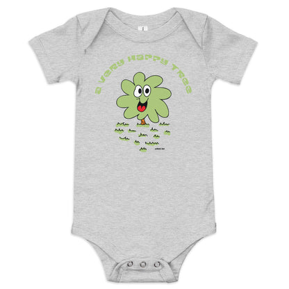 A very happy tree - Baby short sleeve one piece