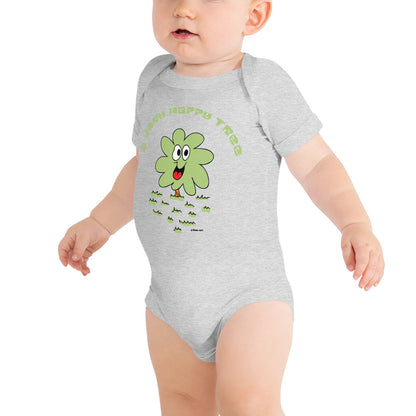 A very happy tree - Baby short sleeve one piece