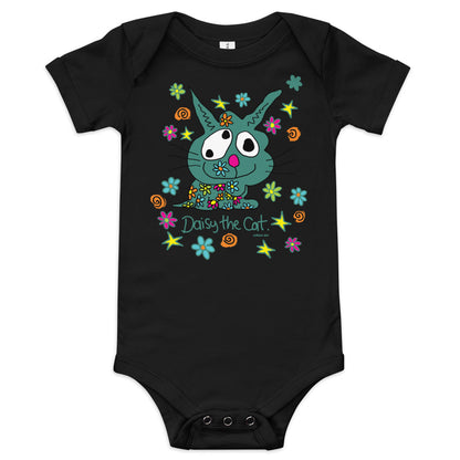 Daisy the Cat - Baby short sleeve one piece