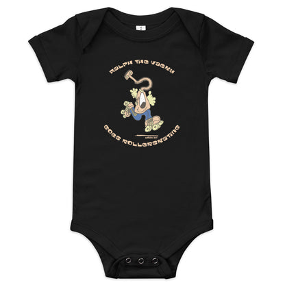 Ralph the Vacky goes Rollerskating - Baby short sleeve one piece