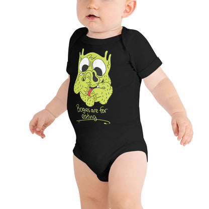 Bogies are for eating! - Baby short sleeve one piece