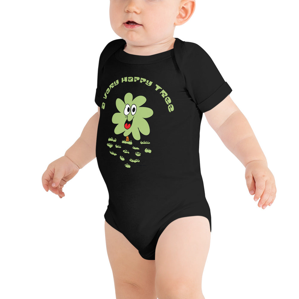 A very happy tree - Baby short sleeve one piece