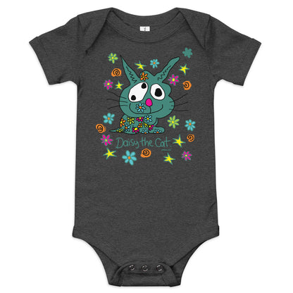 Daisy the Cat - Baby short sleeve one piece