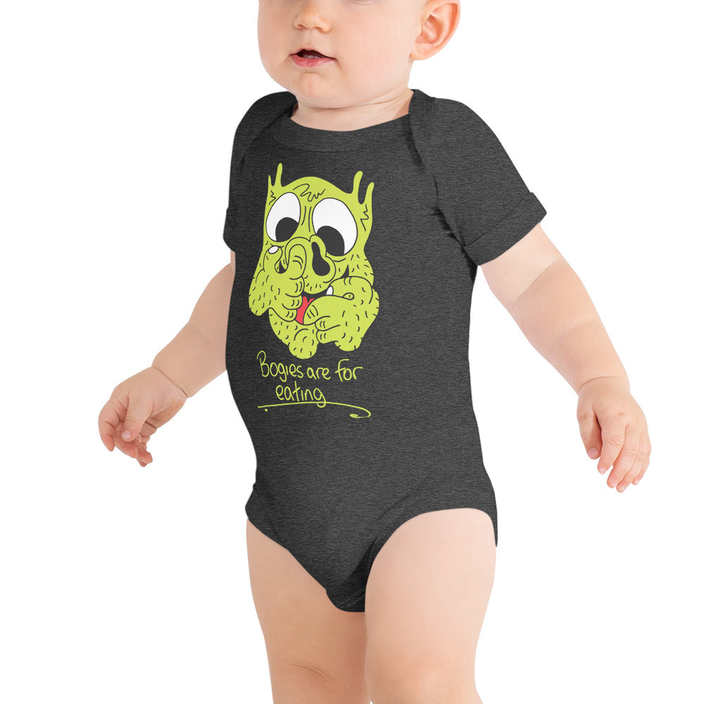 Bogies are for eating! - Baby short sleeve one piece