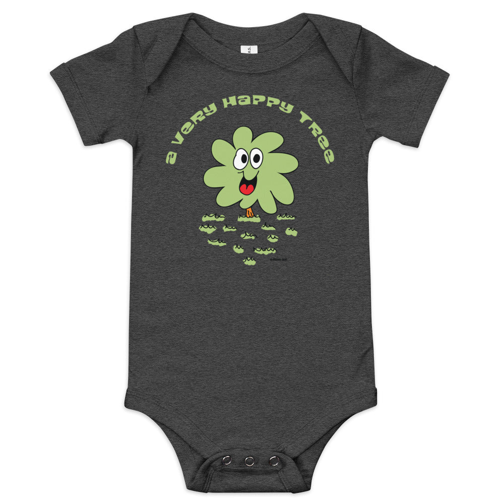 A very happy tree - Baby short sleeve one piece