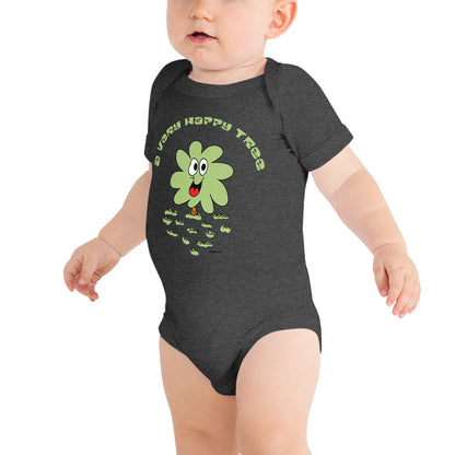 A very happy tree - Baby short sleeve one piece