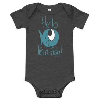 Hello, I'm a Fish! - Baby short sleeve one piece