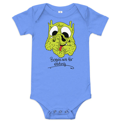 Bogies are for eating! - Baby short sleeve one piece