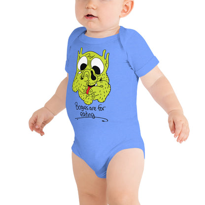 Bogies are for eating! - Baby short sleeve one piece