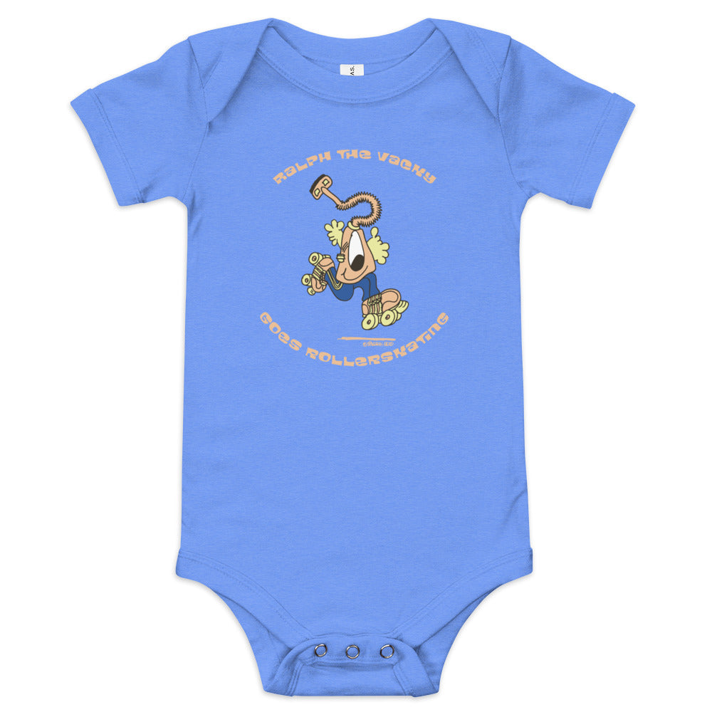 Ralph the Vacky goes Rollerskating - Baby short sleeve one piece