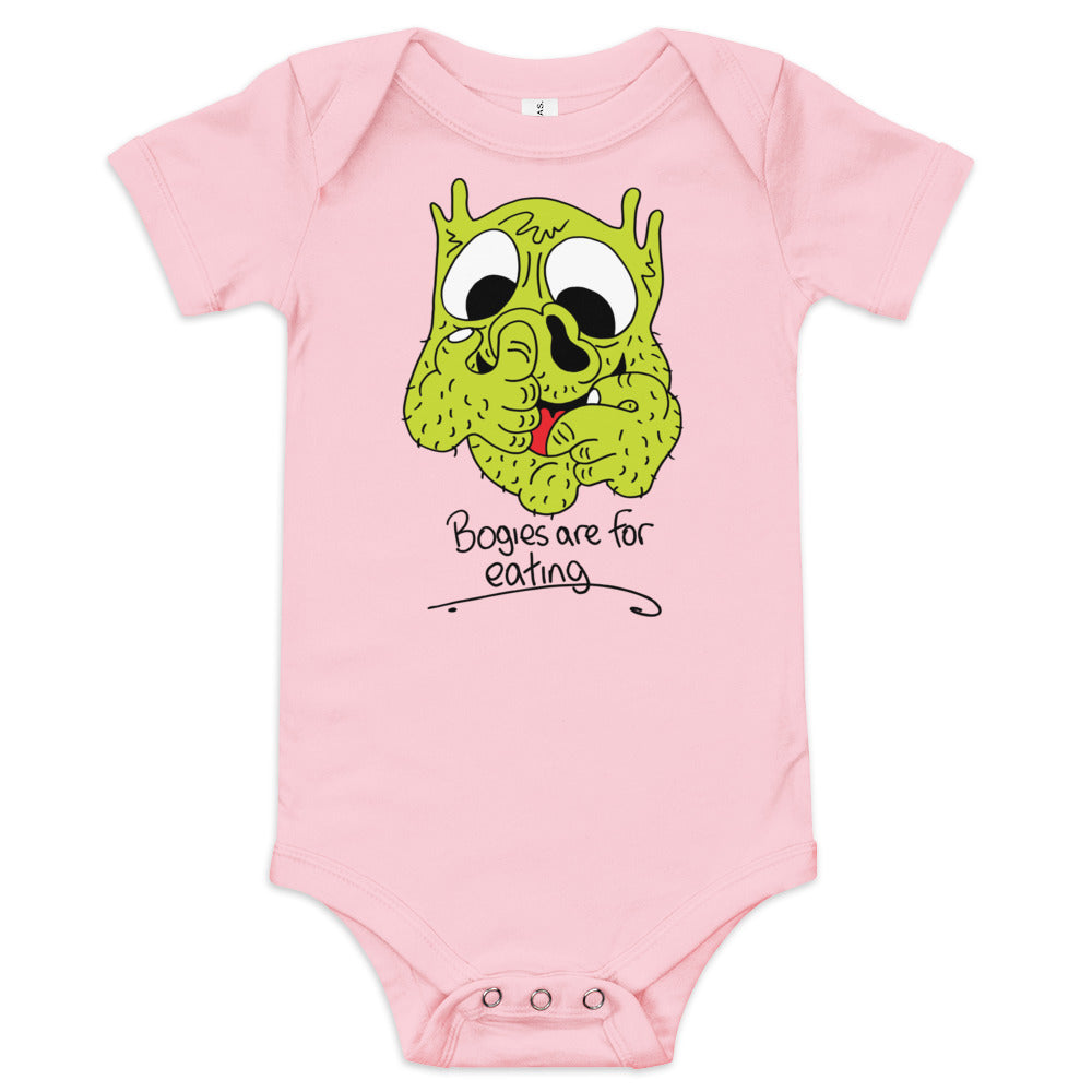 Bogies are for eating! - Baby short sleeve one piece