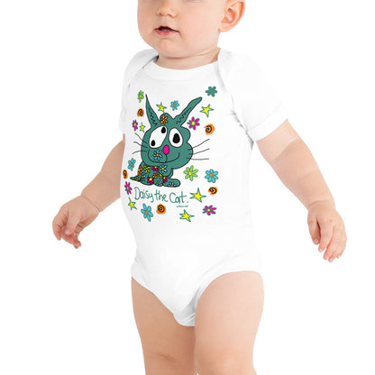 Daisy the Cat - Baby short sleeve one piece