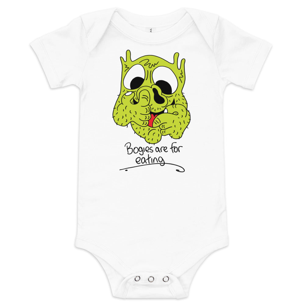 Bogies are for eating! - Baby short sleeve one piece